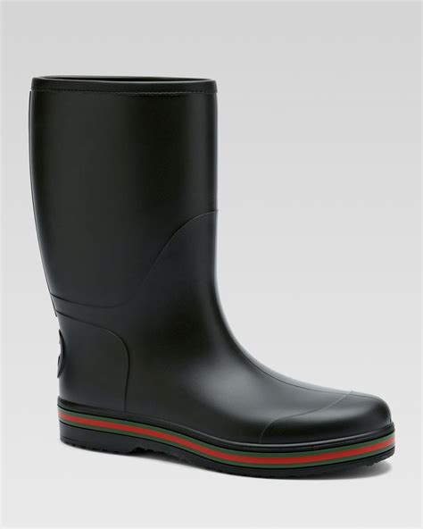 gucci mens rain boots|gucci men tie up boots.